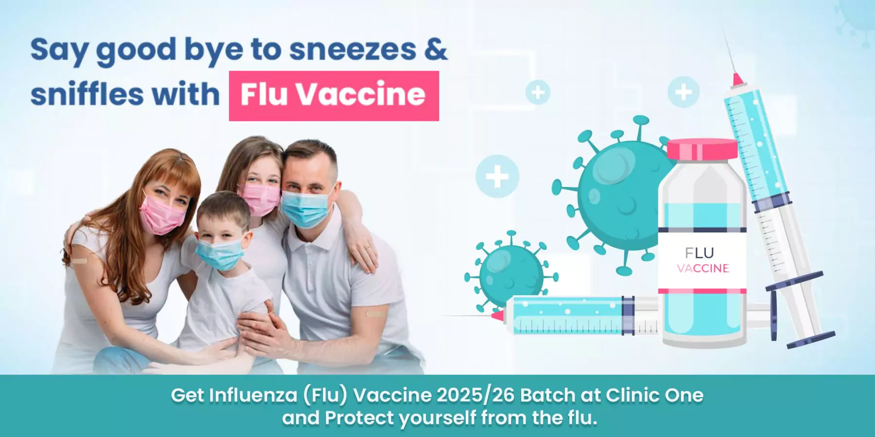 Flu Vaccine/Influenza Vaccine 2025/2026 Batch Available at Clinic One