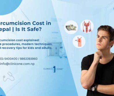 Infographic explaining circumcision cost, safety, and it’s techniques in Nepal.